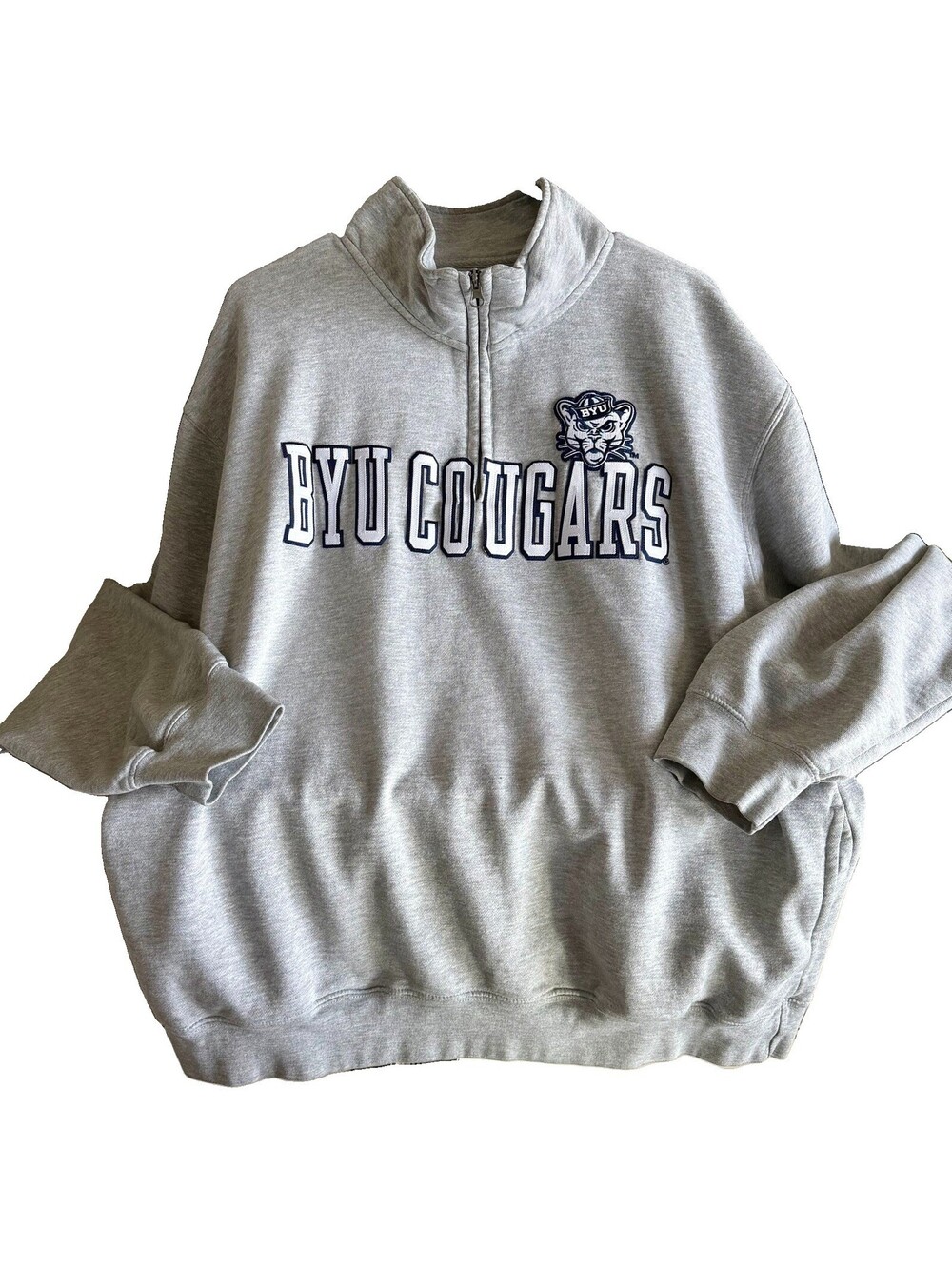 BYU Cougars Size XL quarter-zip sweatshirt Free Shipping